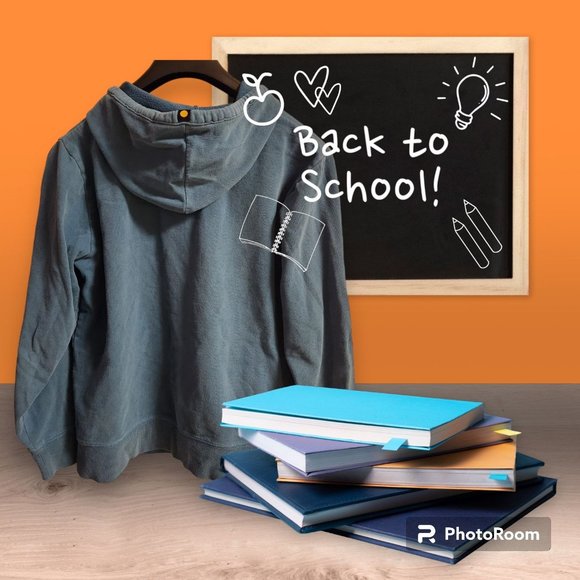 Women's Life Is Good Size M Hoodie Zip Close Blue Americana Heart Stars Stripes - Picture 2 of 7